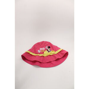 Minnie mouse summer fun hot pink with yellow bow sun hat